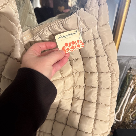 Free People Quilted Carryall Bag - Picture 3 of 4